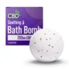 CBDfx, CBD Bath Bomb – Soothing, Lavender, Isolate THC-Free, 200mg CBD