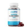 cbdMD, CBD Ashwagandha Calming Gummies, Raspberry, Broad Spectrum THC-Free, 60ct, 750mg CBD